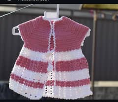 Crochet baby girl frock