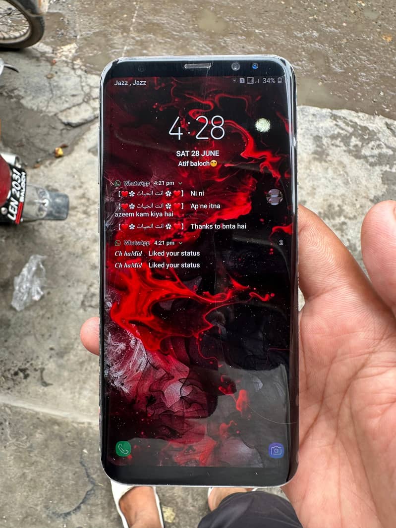 Samsung s8plus 6/64 dual sim Exchange possible read all add please 6
