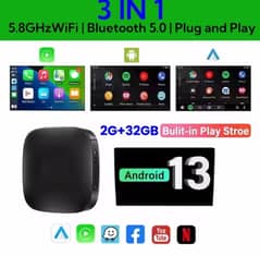 AndroidAuto/Carplay Wire to Wireless (any car) 2gb/32gb