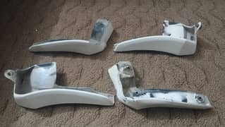 Civic X Mudgaurds, Left Rear Window Shield & Trunk Light Cover Only