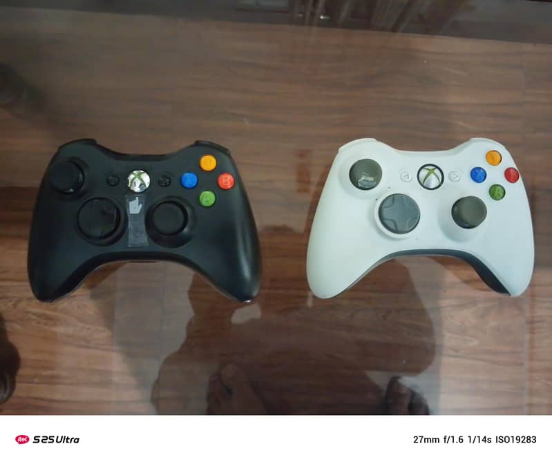 X- Box360 for sale with two controllers only 10 days used only 4