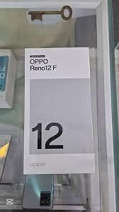 oppo Reno 12F 4G 8gb 256gb new box pack mobile