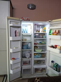 double door fridge