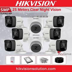 CCTV CAMERA PACKAGE WITH INSTALLATION MAINTENANCE DHAUA AND HIKVISION