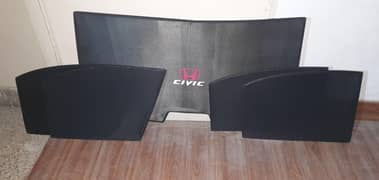 sun shades 5 piece brand new unused honda civic  2001 se 2007