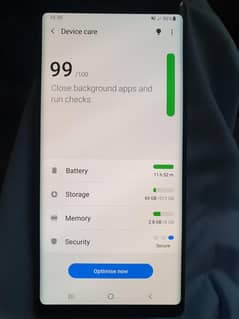 Samsung galaxy note 9 Ram 8GB Rom 512GB dual sim only sim call no chat