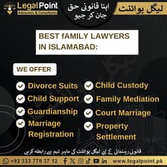 Family Lawyer, Court Marriage Khula Divorce child custody Advocate