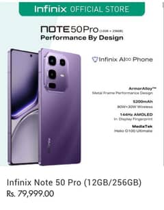 infinix Note 50 Pro FOR SALE or exchange possible