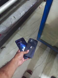 iPhone 11 256gb and infinix samt 8 pro 4+4 128 gb