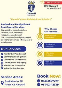 Crown Pesticides – Fumigation & Pest Control Service in Karachi