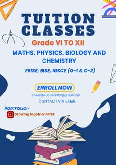 ONLINE TUITIONS AVAILABLE, FOR 6TH TO IGSCE