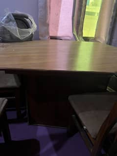 Dinning table with storage