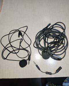 2 Collar mic for mobile laptop camera PC computer