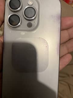 Iphone 15 pro natural titanium jv with box and accessories