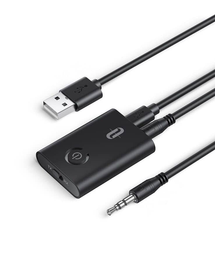 Wireless Bluetooth Audio Adapter with Aux Output, 3.5 mm, Built-in Mi 17