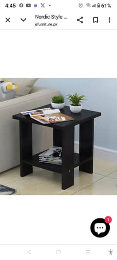 Nordic Style Bedside Table Sofa Corner Bedroom nightstand Office Table