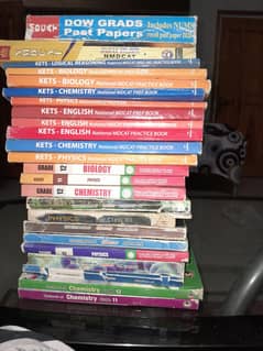 MDCAT AND STB,PTB,FTB BOOKS. VITAL,DOW GRADS,KIPS PRACTICE BOOKS.