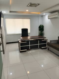 Blue area office 1500 square feet jinnah avenue fully furnished for Rent