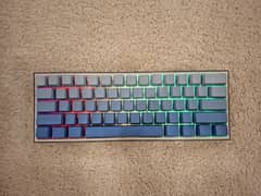 Redragon Keyboard K616 Fizz Pro. customised 60 percent keyboard