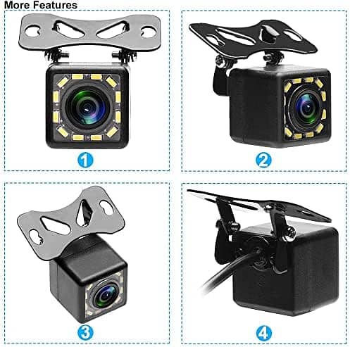 High-definition Universal Fisheye Angle Wide View AHD Reverse Camera 4