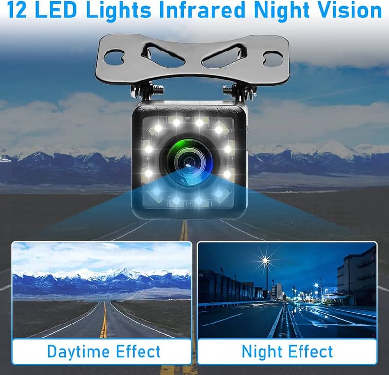 High-definition Universal Fisheye Angle Wide View AHD Reverse Camera 9