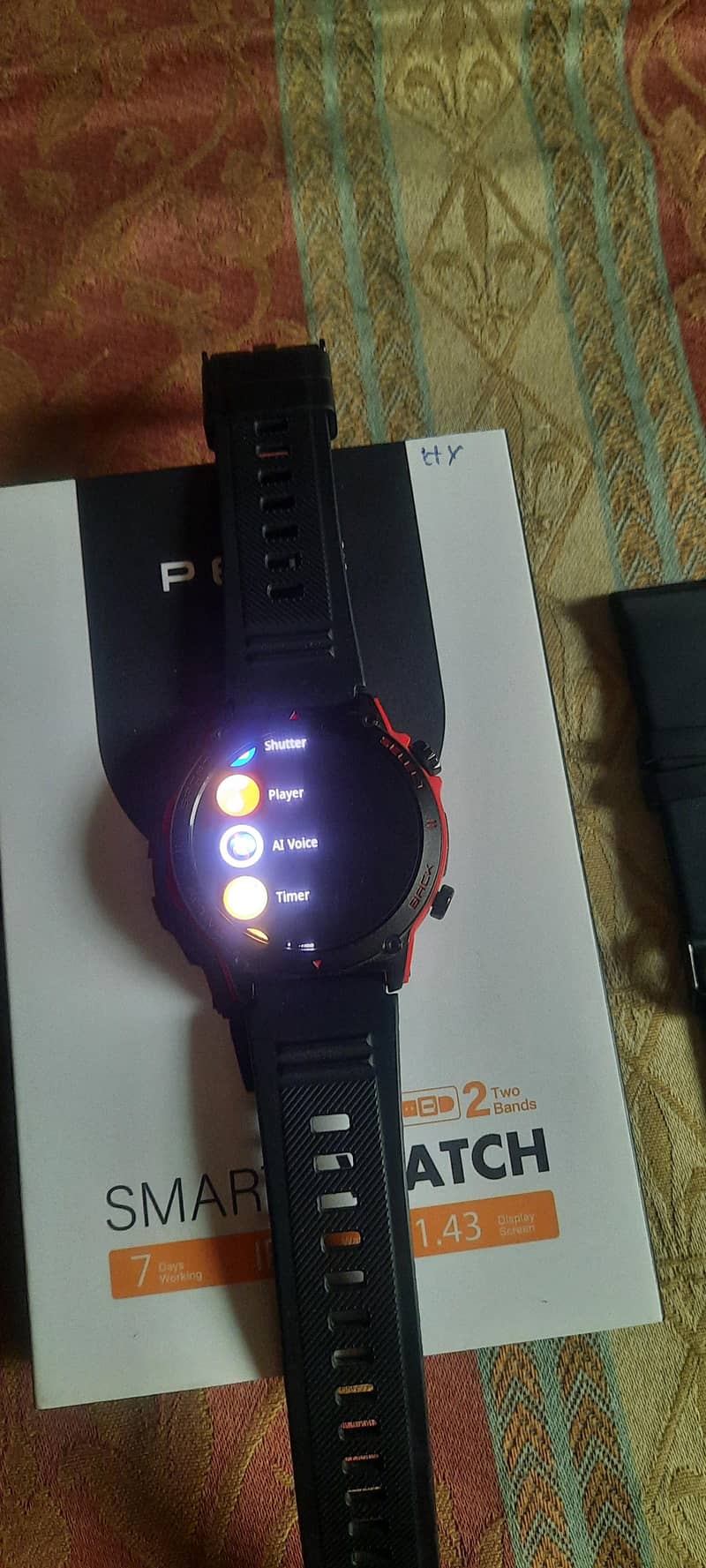 smart watch Amoled screen 7 days battery timing new condition 4