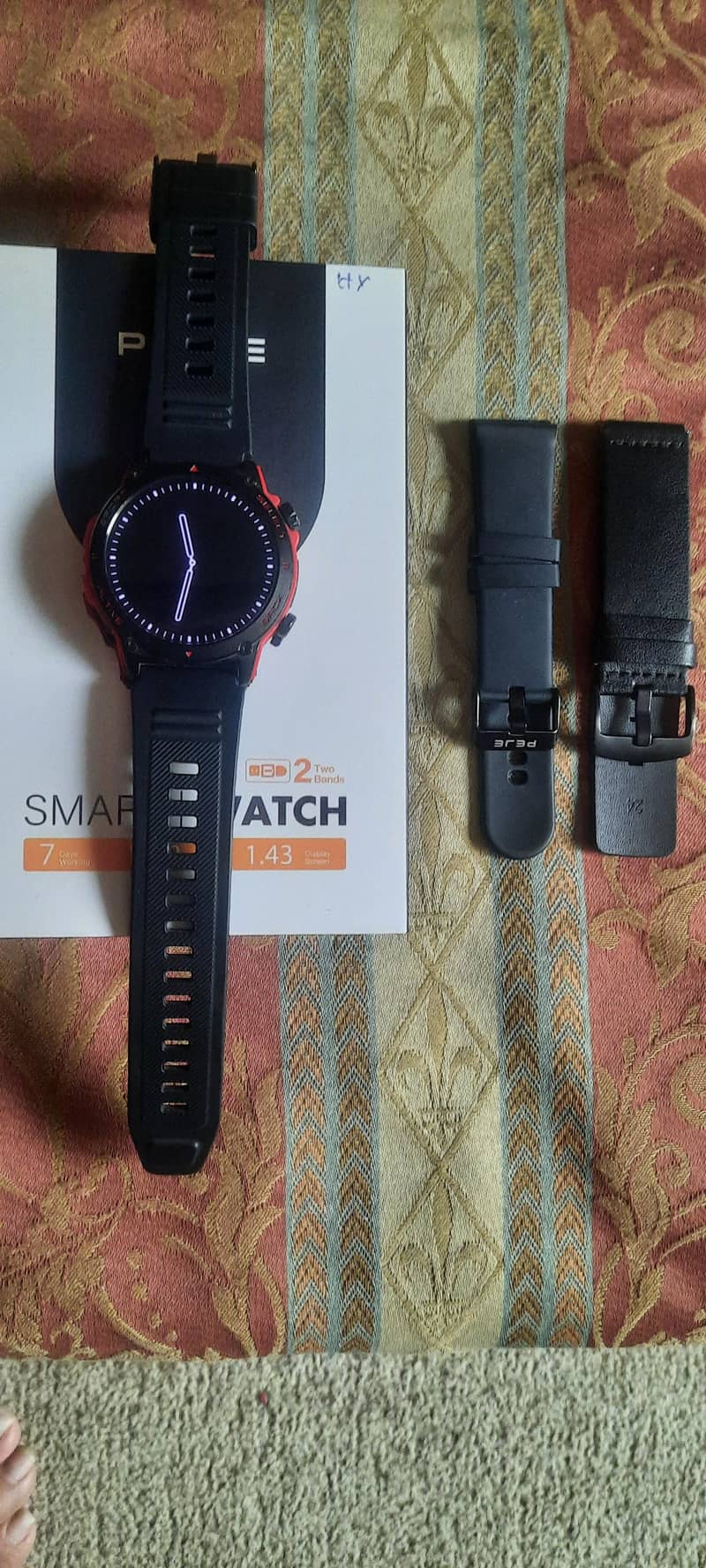 smart watch Amoled screen 7 days battery timing new condition 5
