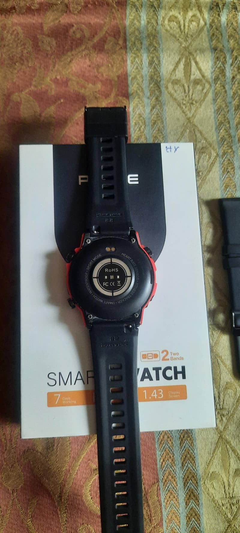 smart watch Amoled screen 7 days battery timing new condition 6