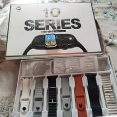 Series 10 7in1 smart watch available with H2H display premium quality