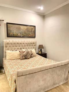 Classic white bed