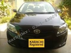 1st Owner's Corolla XLI Converted GLi 2009 Black 95% ORIGINAL Best XLi
