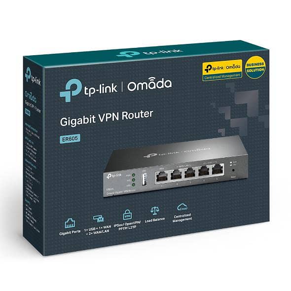 TPLINK  ER605 V2 LOAD BALANCER AND VPN ROUTER 1