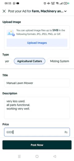 Manual Lawn Mower