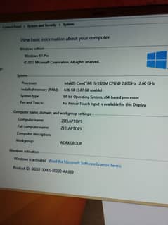 Core i5 3rd Gen Laptop | 4GB RAM | 300GB HDD | CD-ROM | Charger