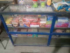 iron aand glass counter