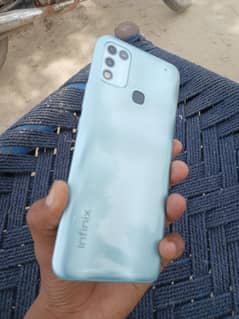 4.64 GB 6000 mah battry infinix hot 10 play box and mobile