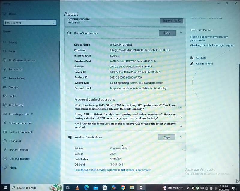Computer with all setup 1
