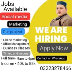 Full time job available