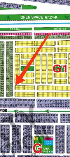 Corner On Ground Facing 10 Marla Both Sides 40' feet wide Roads 5 Marla plot for sale