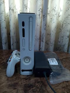 Xbox 360 consol with wireless controller all wires