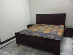 King Size Bed For Sale With 2 Side Tables & 1 Dressing Table