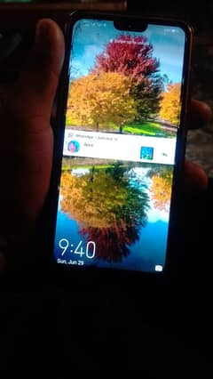 Huawei y9 2019 4 64 with smart watch
