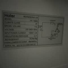 Haier HR‑136WL | 136 L Single‑Door Refrigerator
