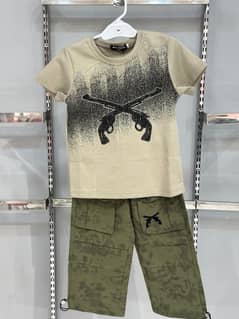 Fun Print Boys Outfit Kids Trendy Clothes Cool Outfit for Boys