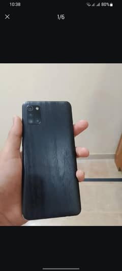 Samsung Galaxy A31 with box exchange possible white color ha sheet lag