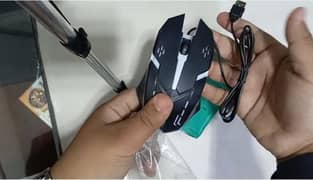RGB gaming mouse. Home delivery. Contact : 03225582910
