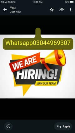 Office Work and online work available for male and female