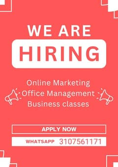 Online work available