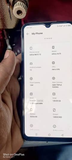 Infinix note 12