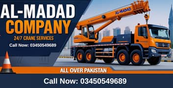Crane & Shazor Services - Al-Madad Company - 24/7 All Over Pakistan